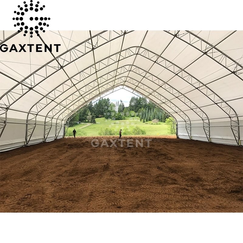 Large Outdoor Heavy Duty Aluminum Frame Pvc Custom Fabric Structure Warehouse Tent