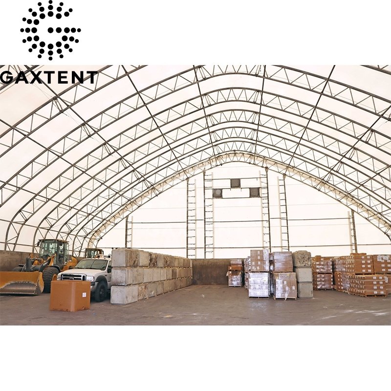 Large Outdoor Heavy Duty Aluminum Frame Pvc Custom Fabric Structure Warehouse Tent