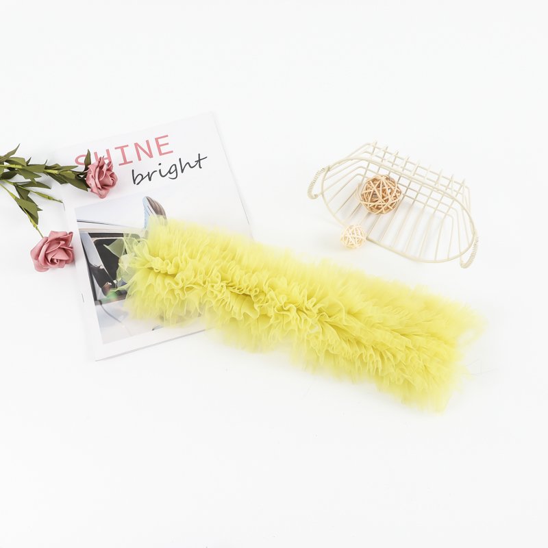 Hot Selling Customizable Color 100 Polyester Tuan Tuan Caterpillar Lace Fabric Lightweight Breathable Fabric