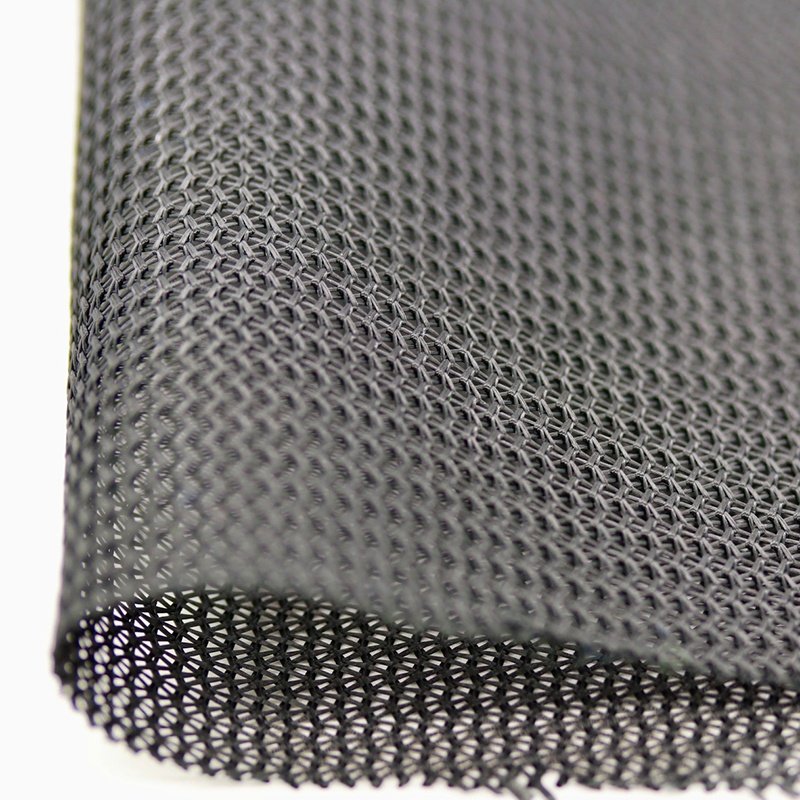 Hot selling China direct manufacturer soft spider warp big hole polyester knitted mesh fabric,big hole