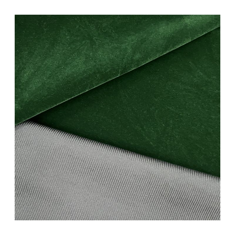 Short pile suede velvet flocking velvet fabric with self adhesive glue for lining displaying and decoration