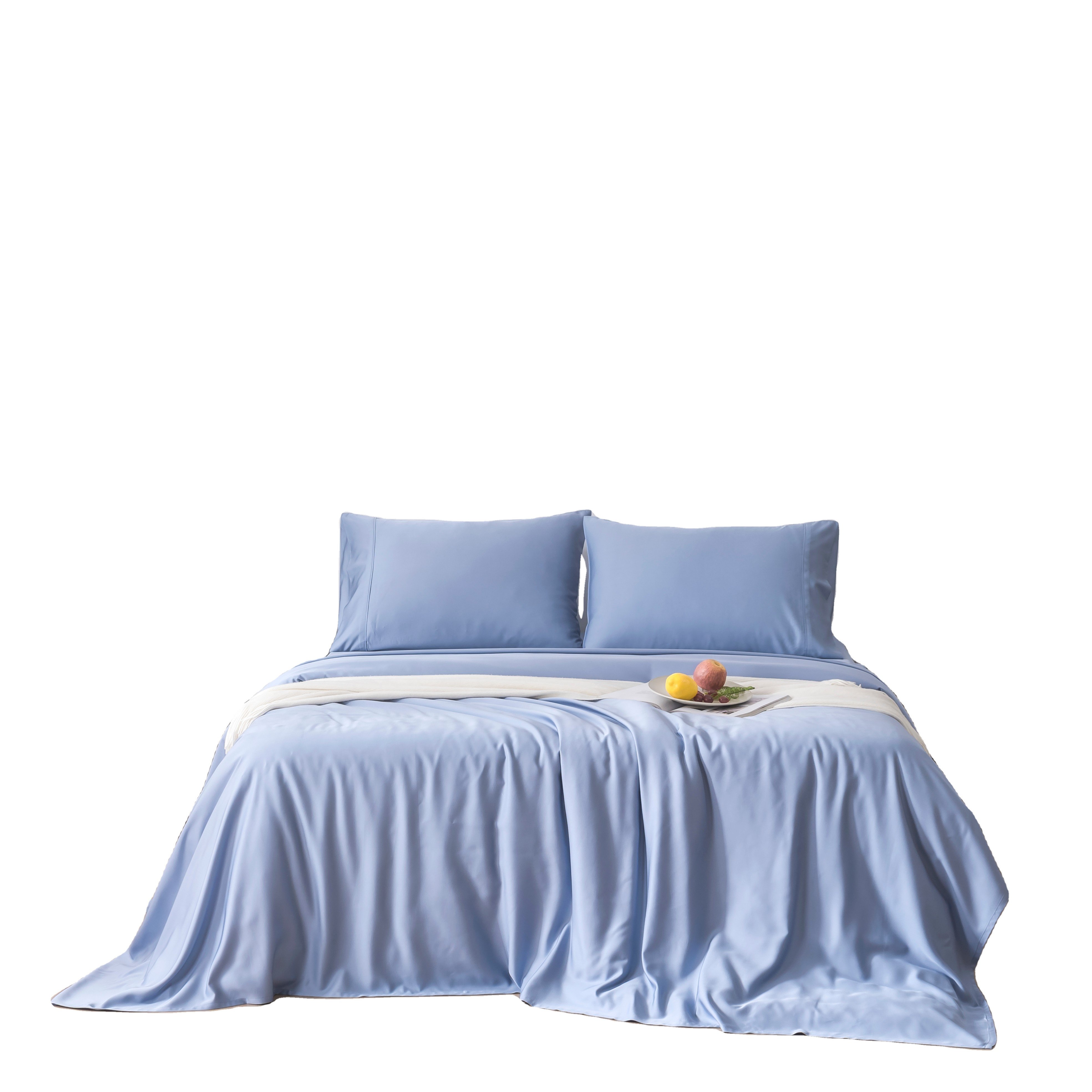 Wholesale Organic Bamboo Bedding Set Queen Twin Sizes Tencel Viscose Fabric Woven Home Wedding Adults