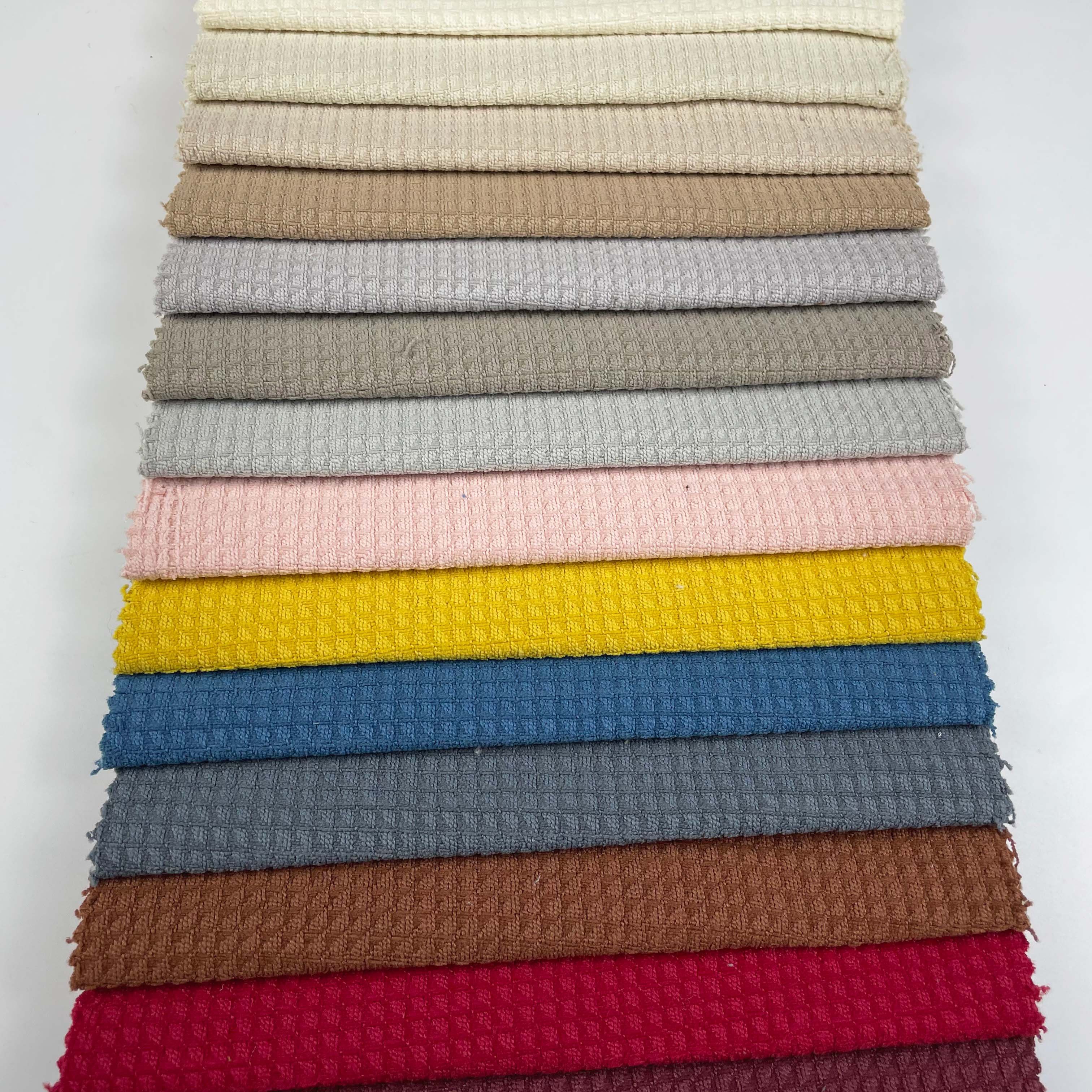 Free Sample Sofa Bed Fabric 460GSM 100% Polyester Linen Cotton Fabric Low MOQ Customize Upholstery Home Textile Deco Fabric