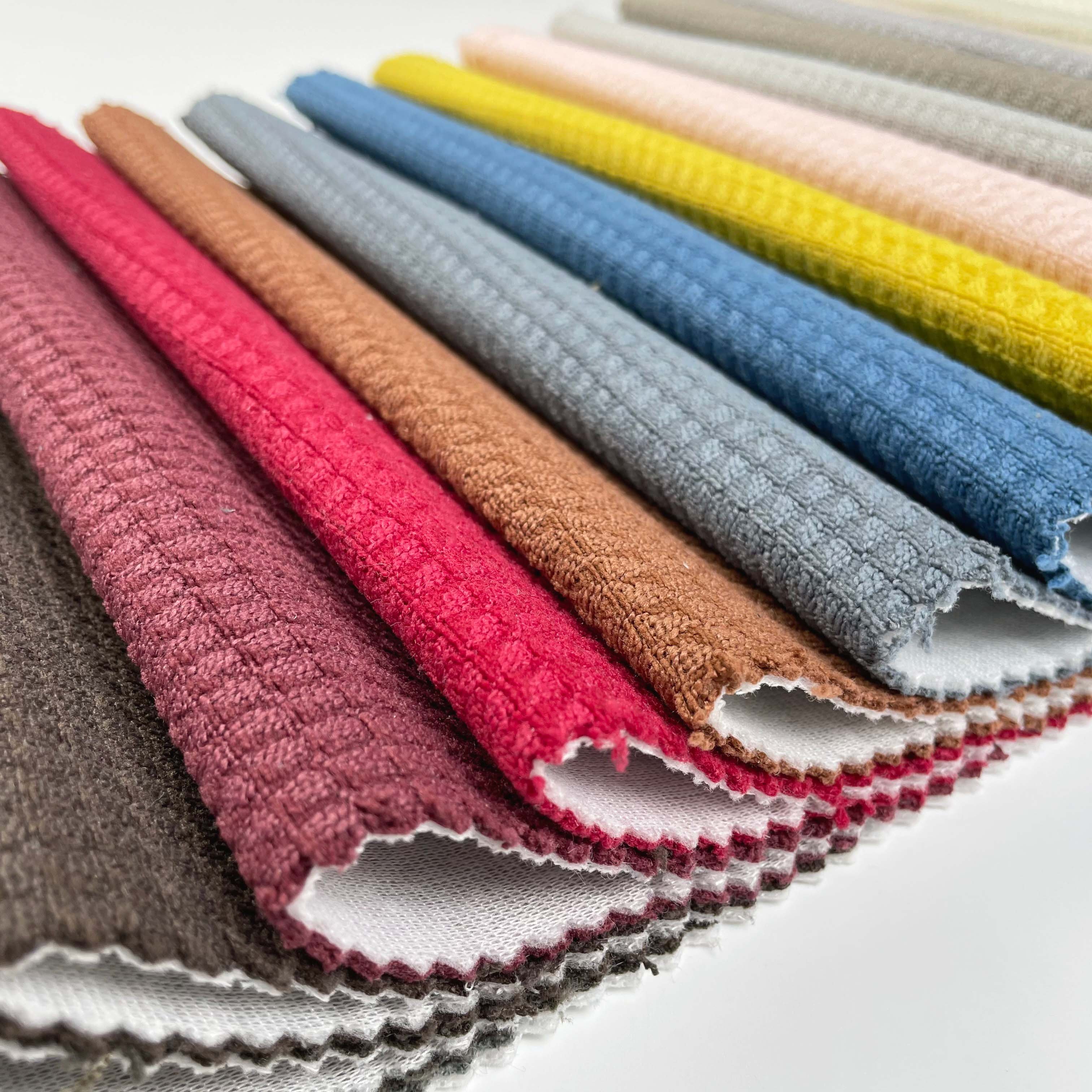 Free Sample Sofa Bed Fabric 460GSM 100% Polyester Linen Cotton Fabric Low MOQ Customize Upholstery Home Textile Deco Fabric