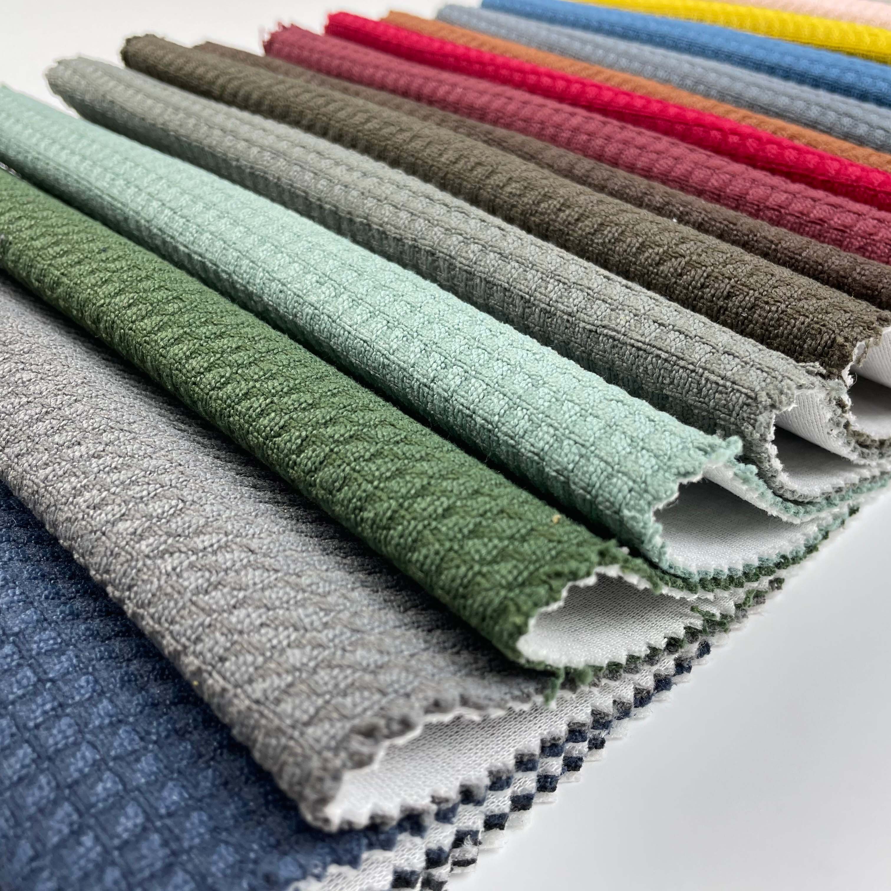 Free Sample Sofa Bed Fabric 460GSM 100% Polyester Linen Cotton Fabric Low MOQ Customize Upholstery Home Textile Deco Fabric