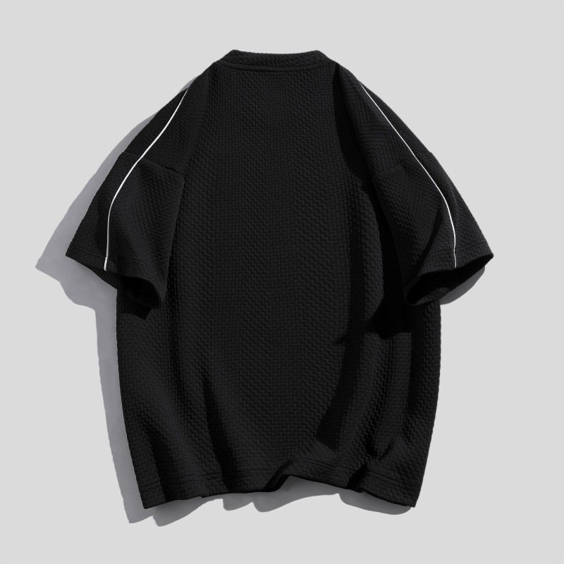 High Quality Custom Sports Men Tracksuit T Shirt Shorts Set Outfits Casual Two Piece Men's Set