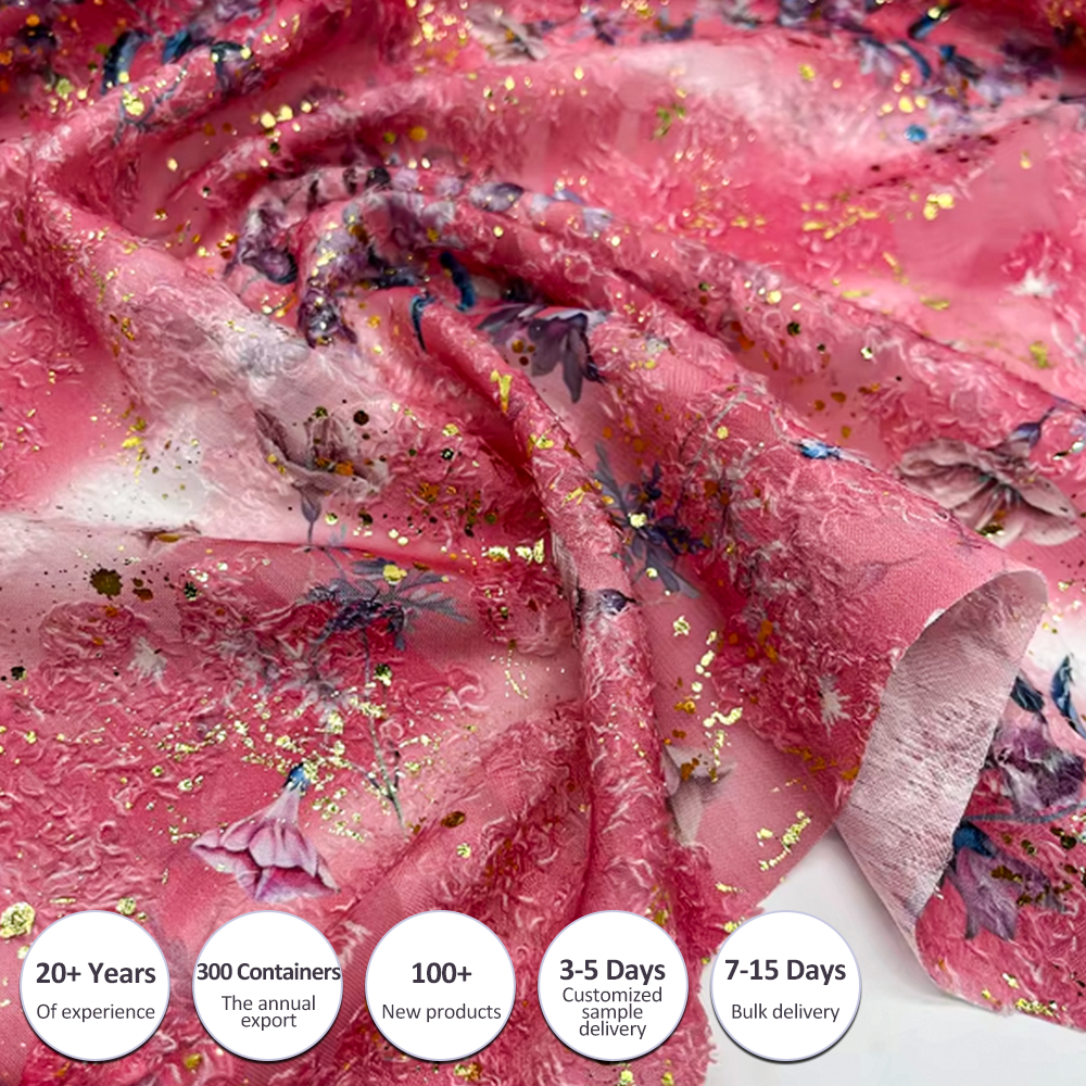 2024 More popular design and color flowers for women dress100 polyester better than other.