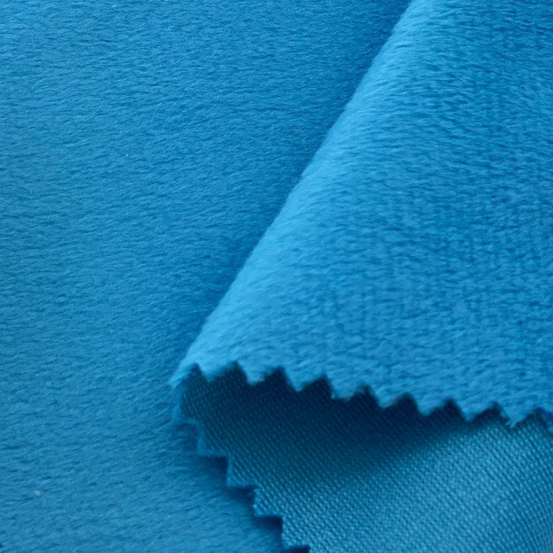 Super Soft Micro Tear-resistant Short Plush Colorful Plain Brushed Suede Velboa Fabric For Toy Garments