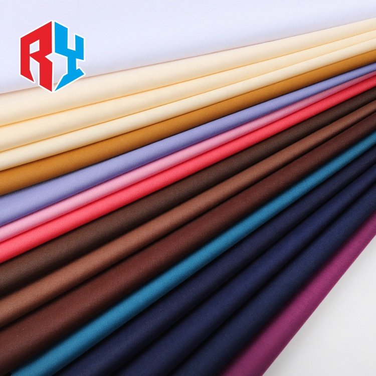 Custom supplier wholesale 45" soft plain 100% spun terylene polyester fabric arab thobe muslim man fabric for men