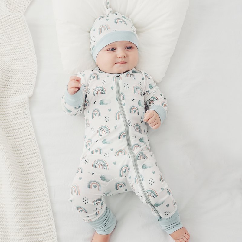 custom design printed boutique bamboo viscose baby romper zipper newborn jumpsuits rompers ropa de bebe clothing 0-3 months