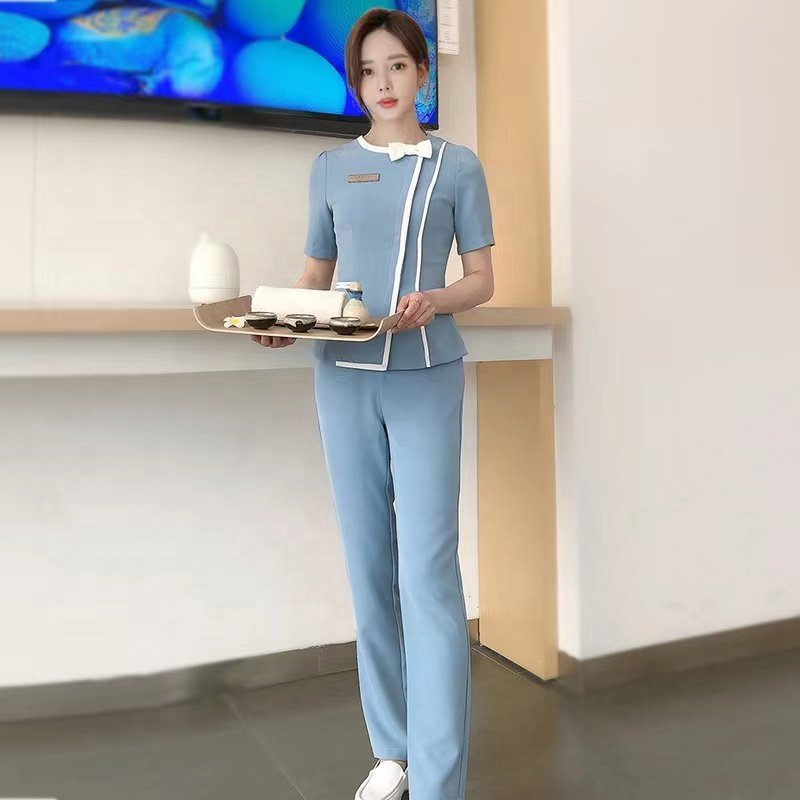 Women beauty Uniform Medical Scrubs Spa Beautician Uniform fashion