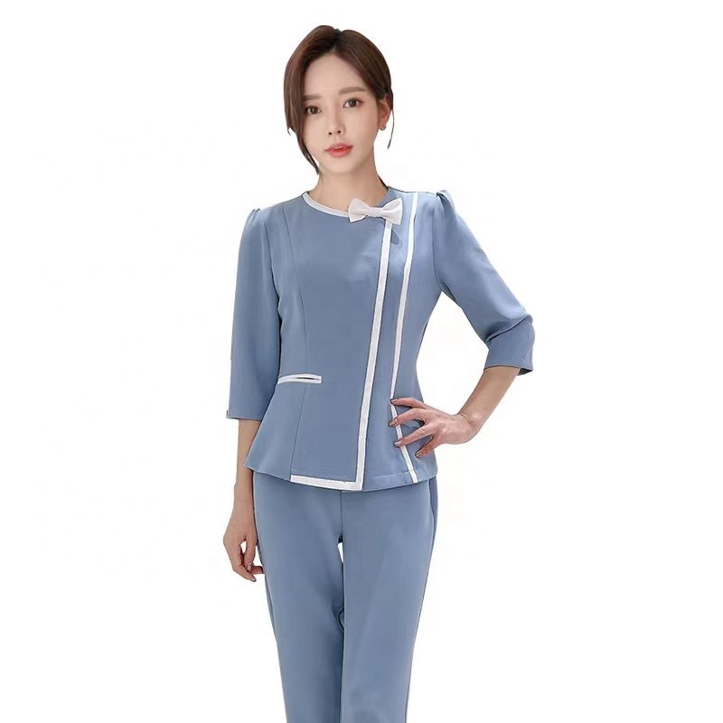 Women beauty Uniform Medical Scrubs Spa Beautician Uniform fashion