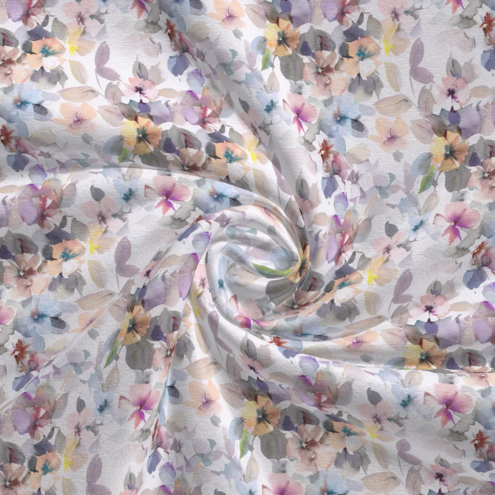 2024 Factory wholesale custom print linen breathable Abrasion-Resistant soft linen fabric roll for Dress