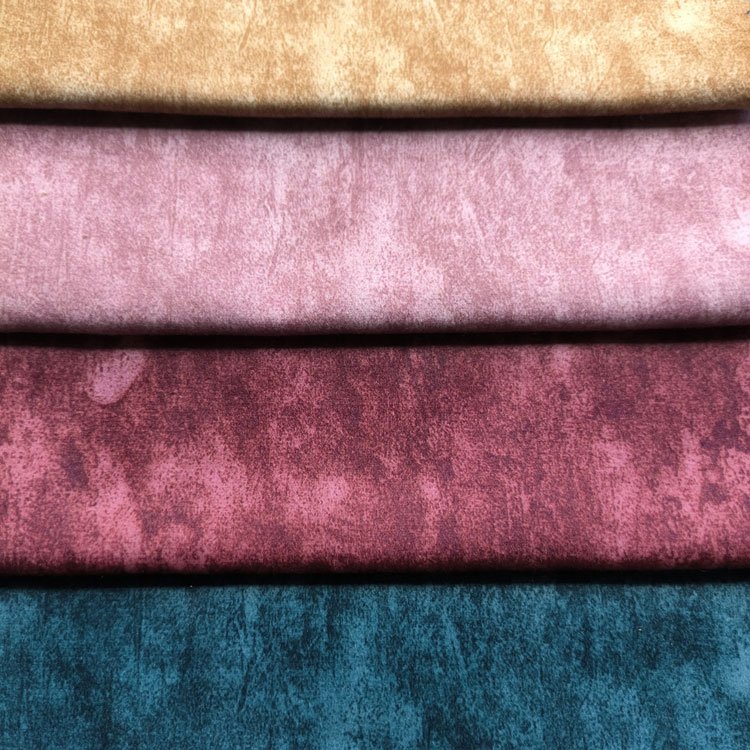 Home Fabric Velvet Sofa Furniture Fabric Velvet Pillow Cases Custom Print Velvet