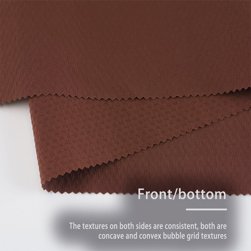 T800 diamond bubble check polyester crepe waterproof fabric fashion brand hat windbreaker jacket beach pants fabric pattern
