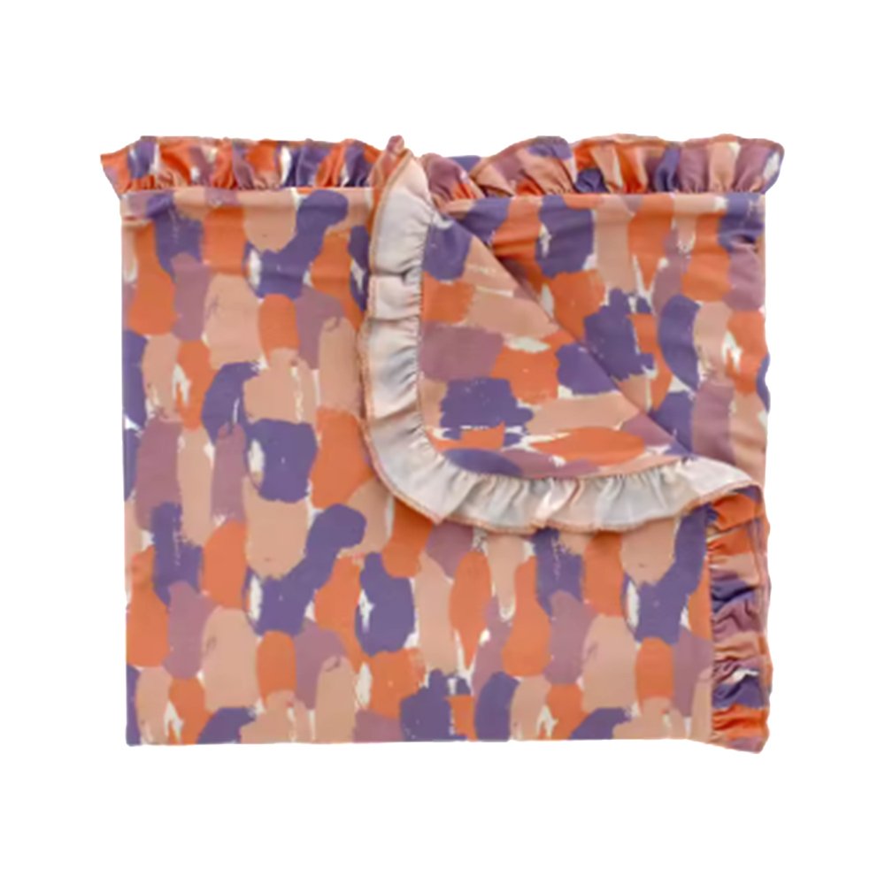 Professional Customized Printing High Quality Bamboo Fabric Receiving Blanket Silky Soft Cozy Baby Blankets for Newborn Babies