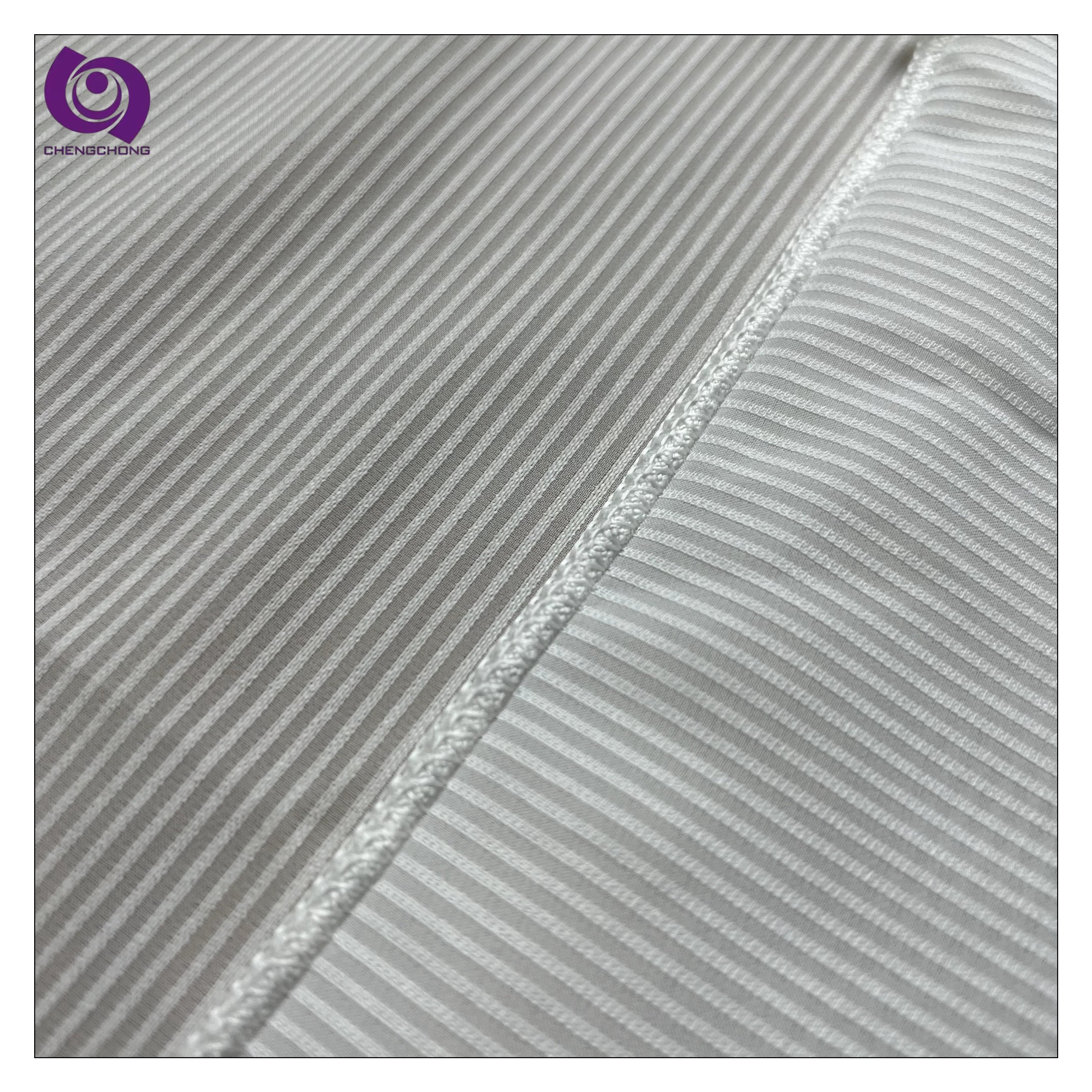 Manufactory Wholesale Polyester Dyed Sheer Curtain Fabric Wide Width Soft Fabric For Living Room