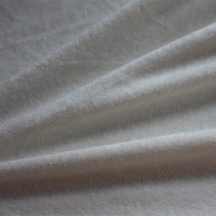 high quality eco friendly organic bamboo loop stretch terry cloth fabric bamboo hemp stretch 300gsm