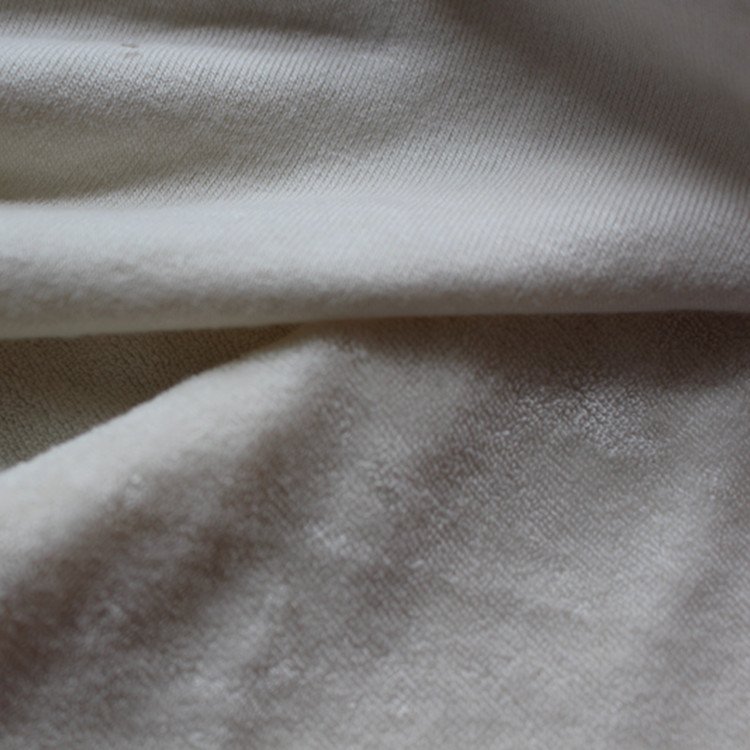 high quality eco friendly organic bamboo loop stretch terry cloth fabric bamboo hemp stretch 300gsm