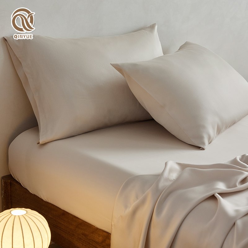 Wholesale Low MOQ OEKO-TEX Certification pillow sham set envelope closure bamboo pillowcase fabric bamboo