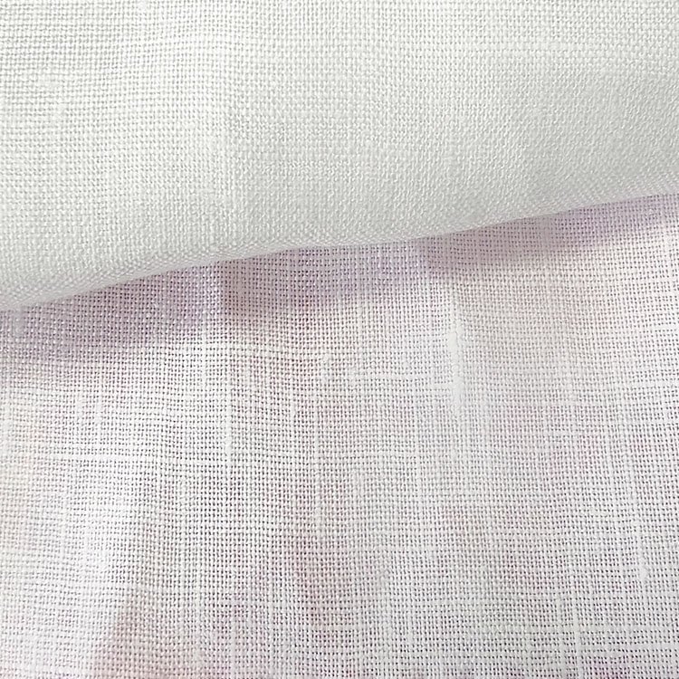 Linen fabric High quality 100% linen dyed bamboo fabric for women clothing