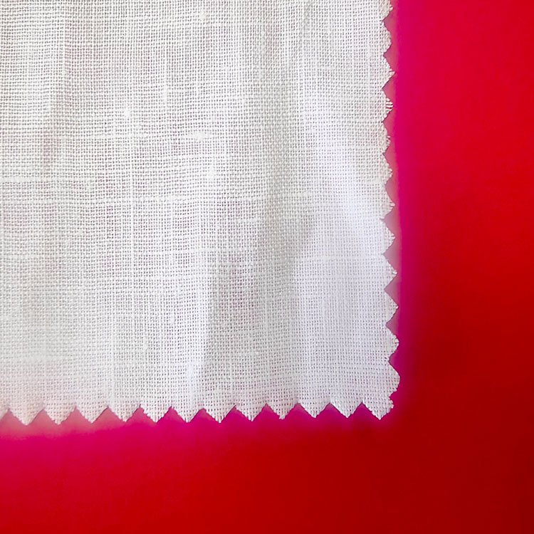 Linen fabric High quality 100% linen dyed bamboo fabric for women clothing