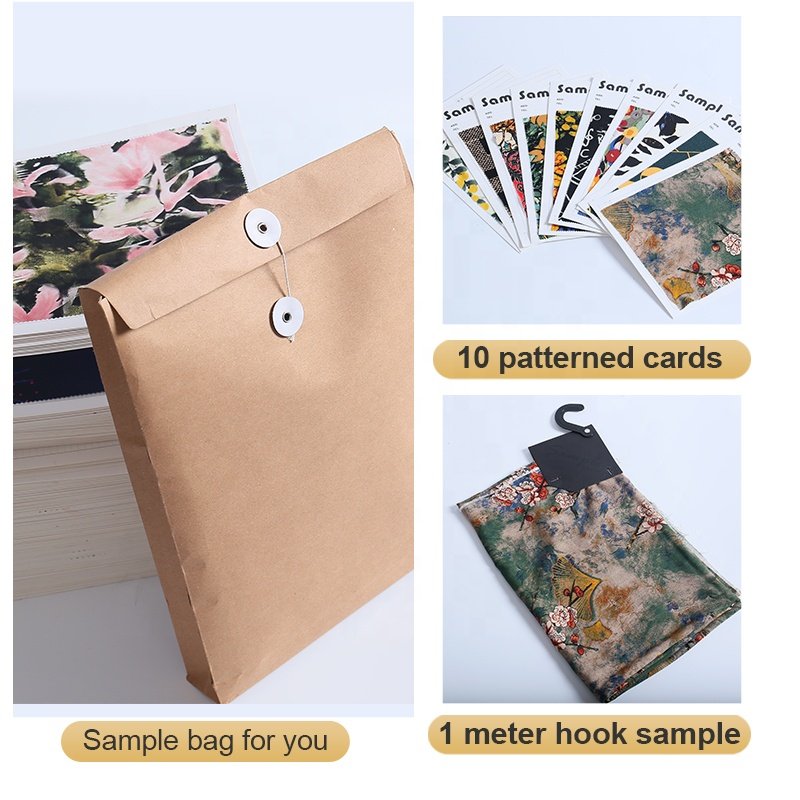 140GSM printed fabric with 100% artificial silk fiber suitable
