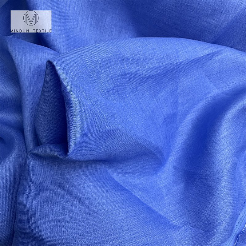 Mindun Classical Houndstooth Vest Shirts Material 100% Pure Linen Fabrics Wholesale Linen Fabric For Clothing
