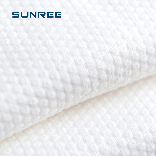 Biodegrad PLA Bamboo Woodpulp Rayon Viscose Cotton Spunlace Nonwoven Non-woven Fabric Manufacturer