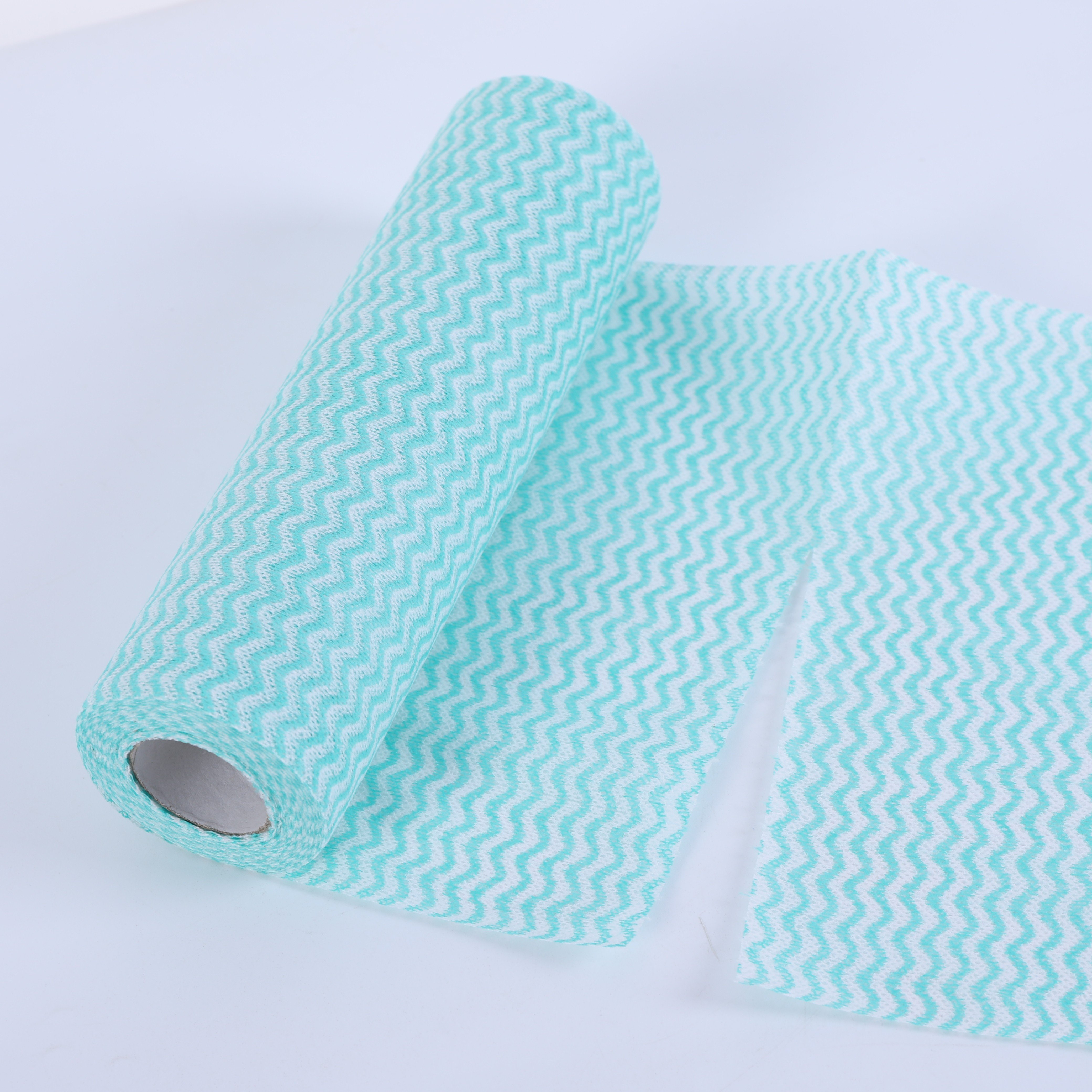 Kitchen Towels Rolls Cotton Bamboo Pulp Oil-Removing Dish Cloth Non-woven Cloth