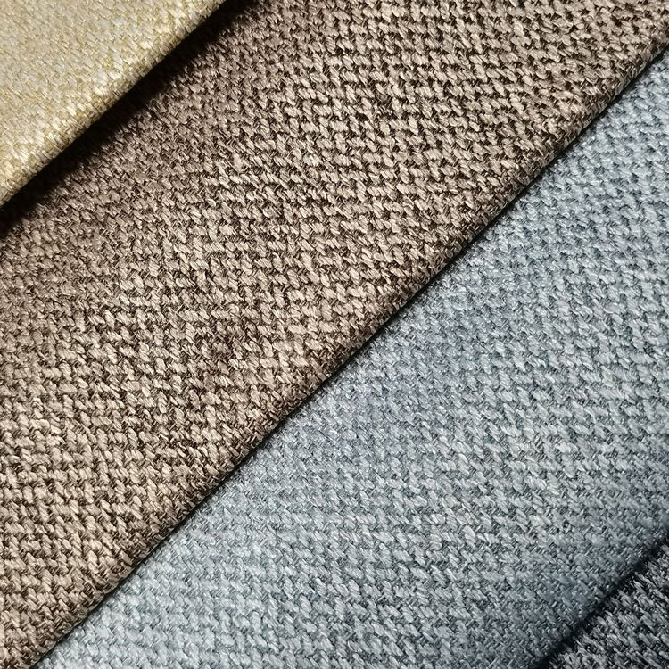 2118-190# Wholesale Linen Sofa Fabric 100% Polyester Linen Like Fabric