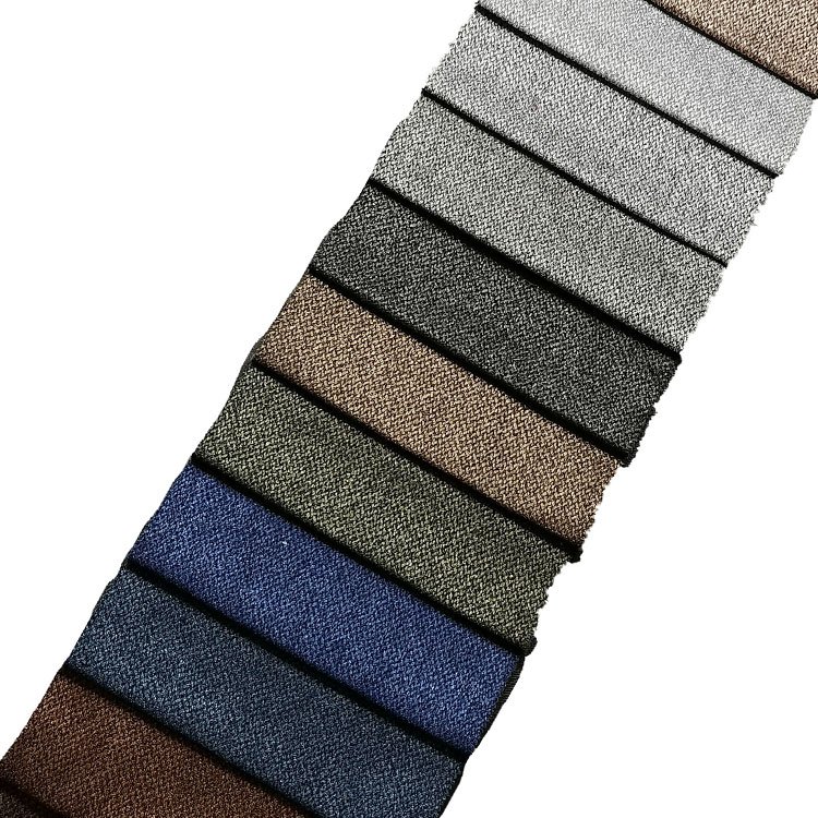 2118-190# Wholesale Linen Sofa Fabric 100% Polyester Linen Like Fabric