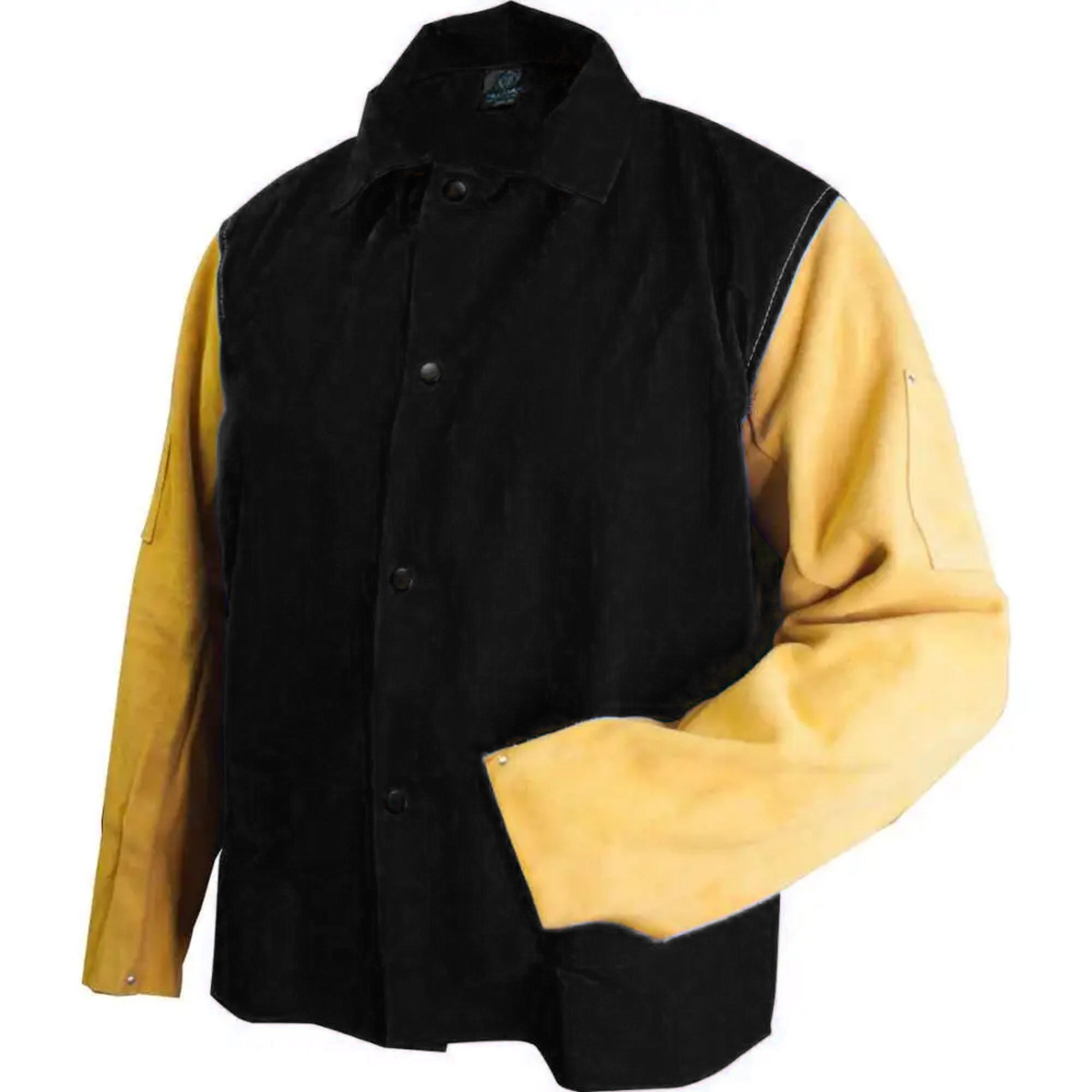 Premium Grade Top Quality Soft Comfortable Cowhide Split Leather Jacket for Safety and Body Protection Leather Work Jackets