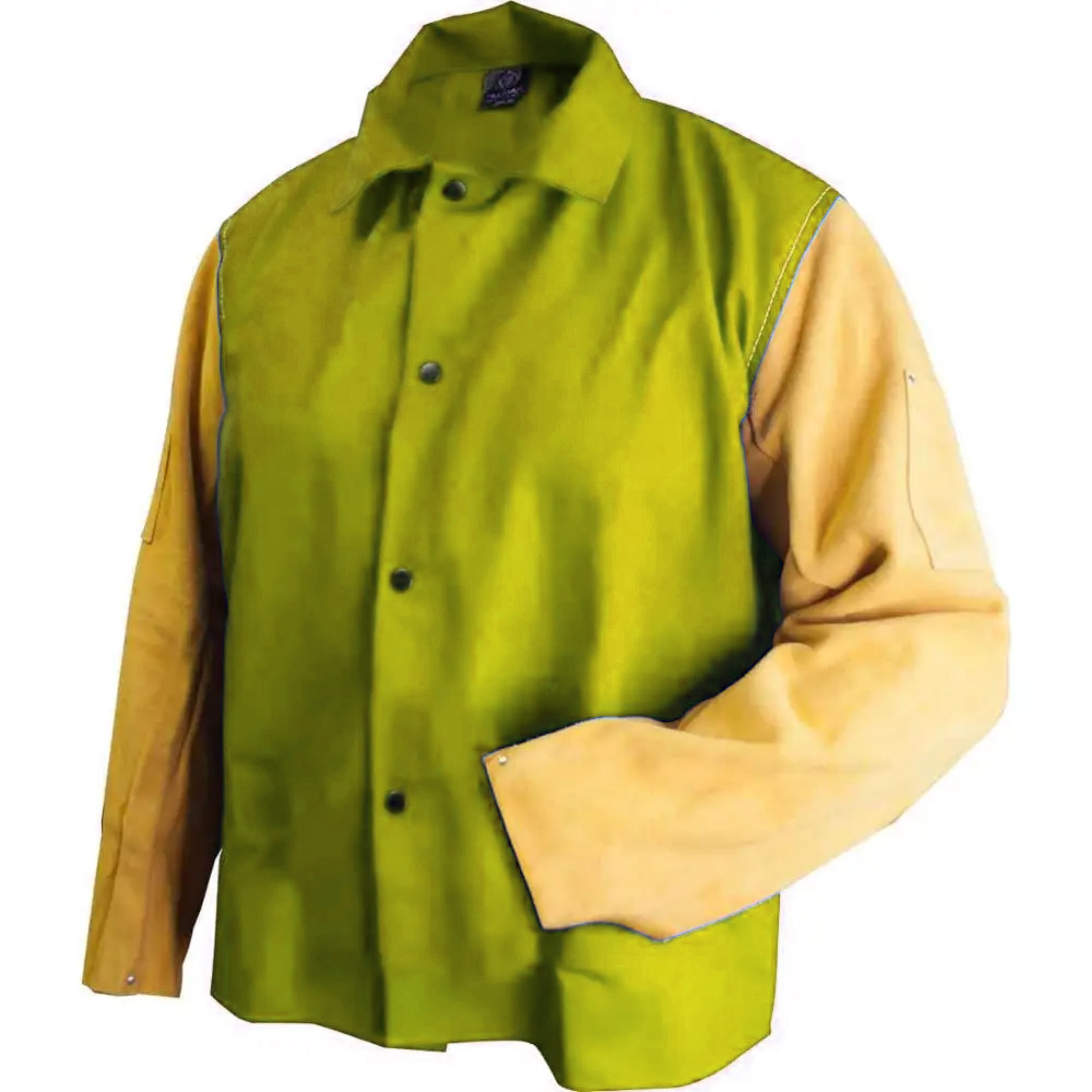 Premium Grade Top Quality Soft Comfortable Cowhide Split Leather Jacket for Safety and Body Protection Leather Work Jackets