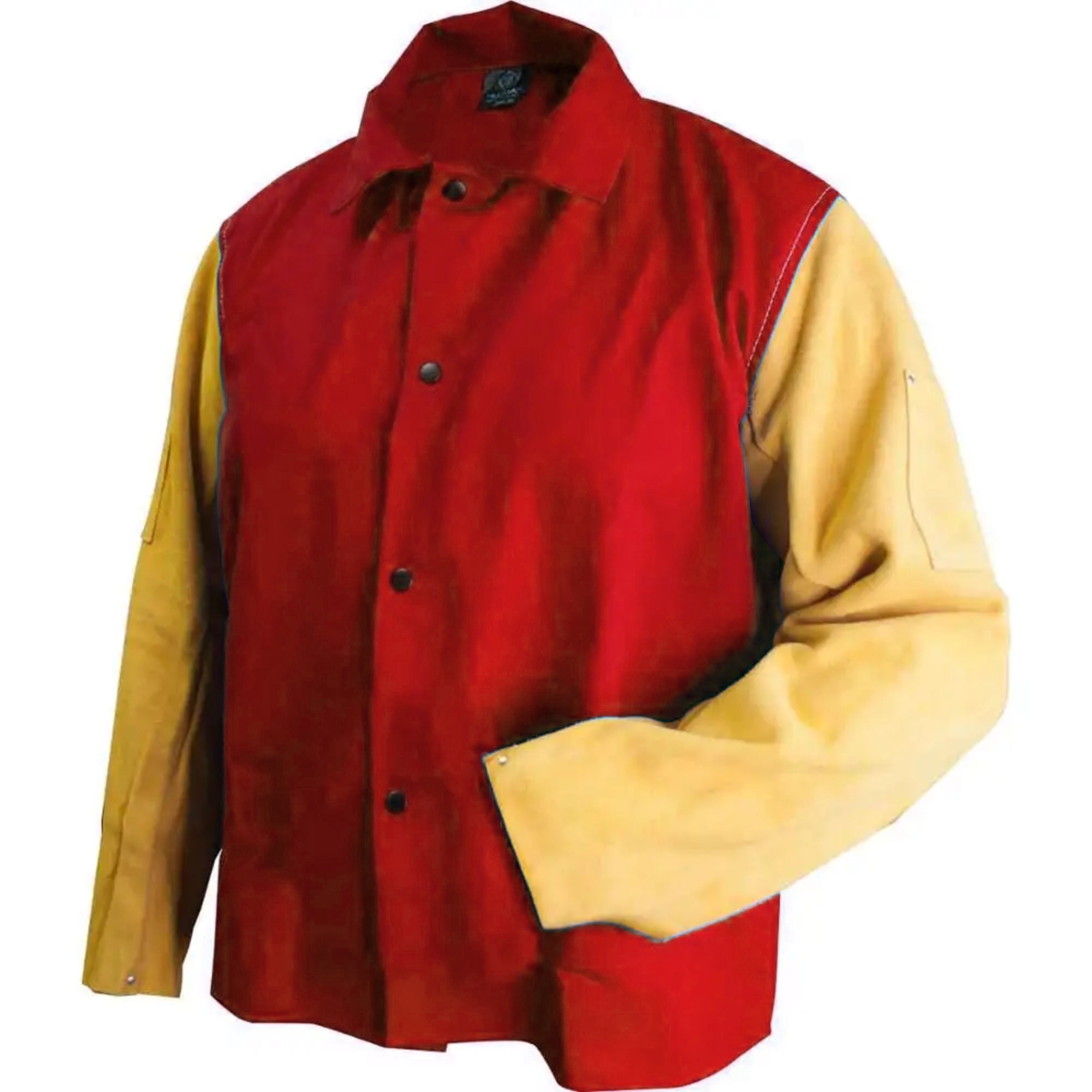 Premium Grade Top Quality Soft Comfortable Cowhide Split Leather Jacket for Safety and Body Protection Leather Work Jackets