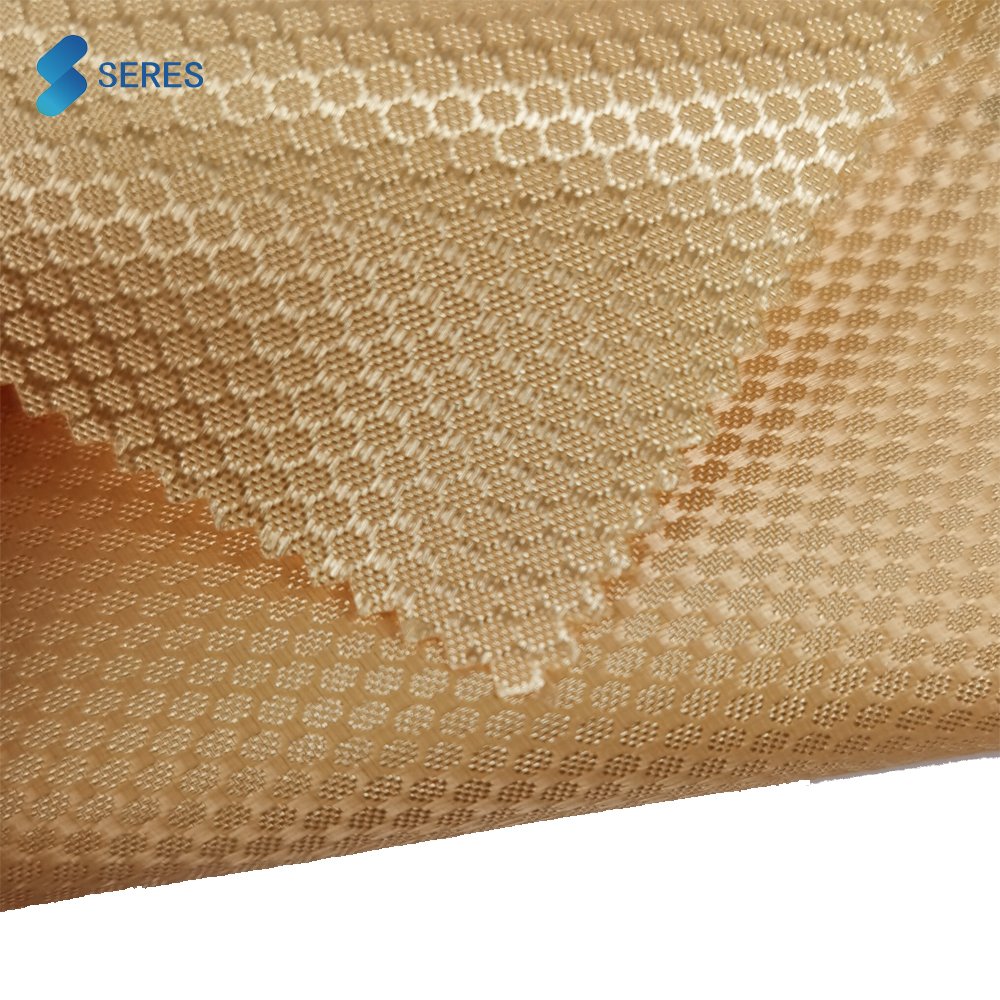 New Fabric 150D Recycled PET polyester Honey Comb Jacquard Fabric 150D Waterproof Oxford Fabric For Outdoor Sportswear Garments