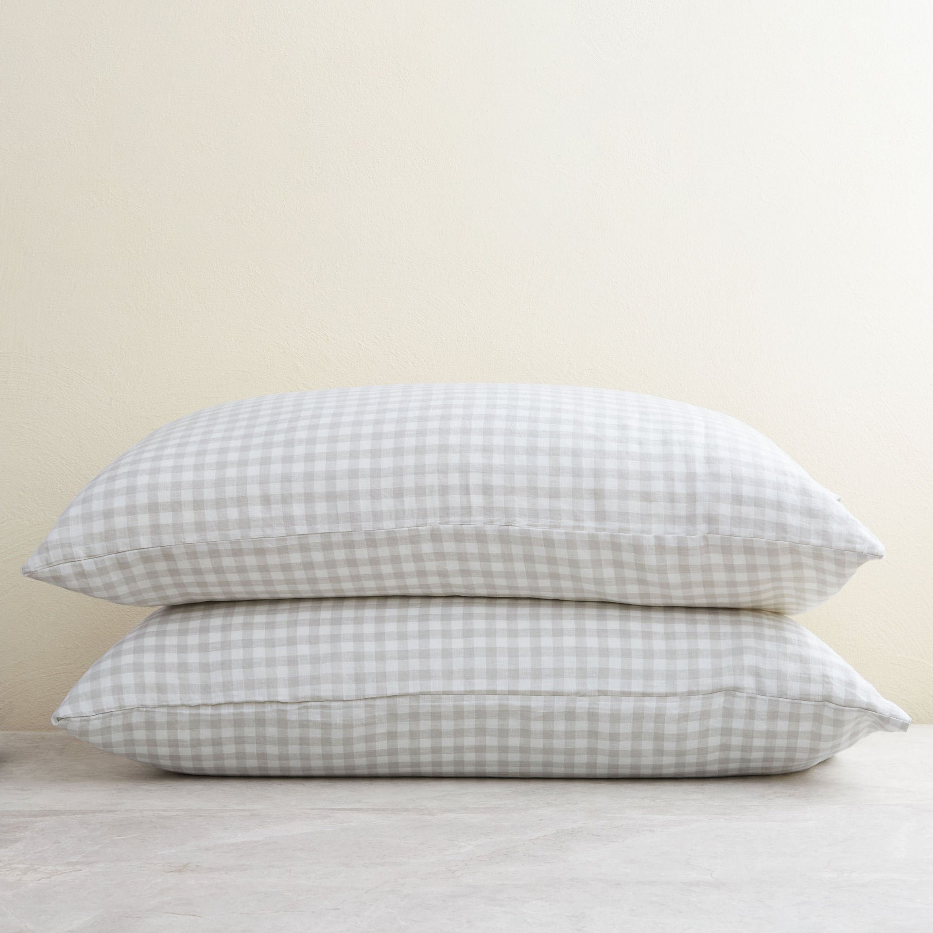 Premium colorful fabric for cover 100% linen striped grid pattern fabric wholesale for bedding