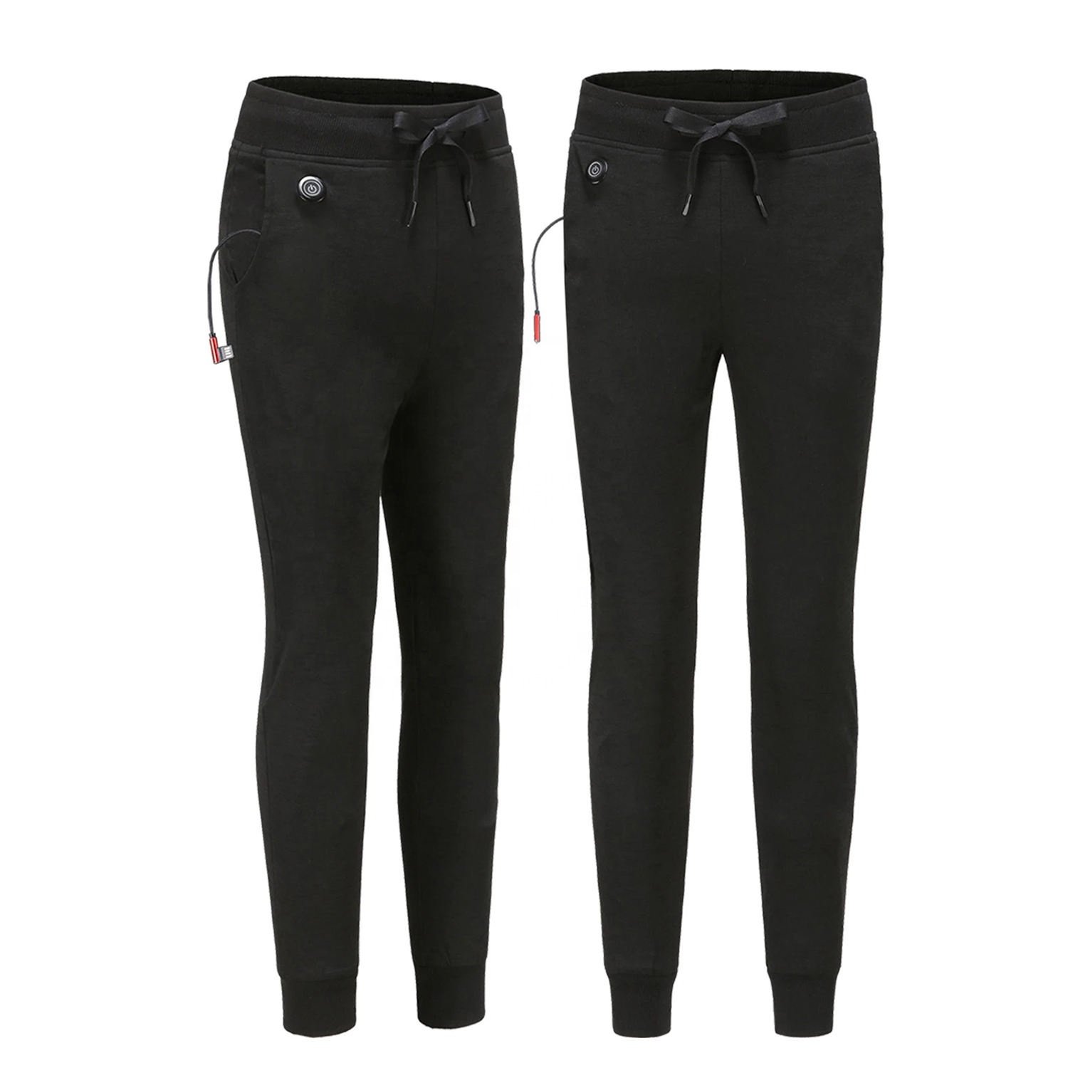 Soft Breathable Electric Heated Pants Winter Warm Smart Battery Heated Far Infrared Trousers For Men Women