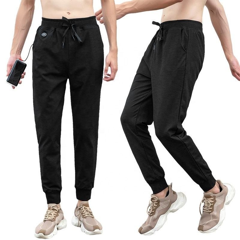 Soft Breathable Electric Heated Pants Winter Warm Smart Battery Heated Far Infrared Trousers For Men Women