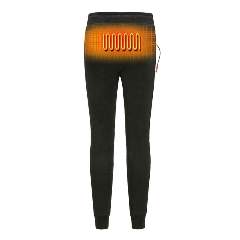 Soft Breathable Electric Heated Pants Winter Warm Smart Battery Heated Far Infrared Trousers For Men Women