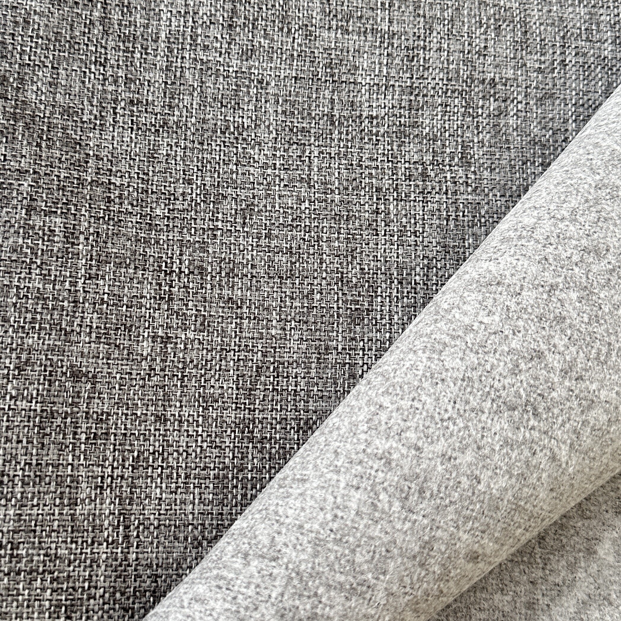 Factory Wholesale Customizable 100% Polyester Coated Decorative Linen Fabric Plain Weave Home Textiles Living Room Curtains