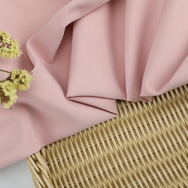 woven clothing material wholesale China polyester spandex fabric heavy weight four way stretch fabric for suit dress garments