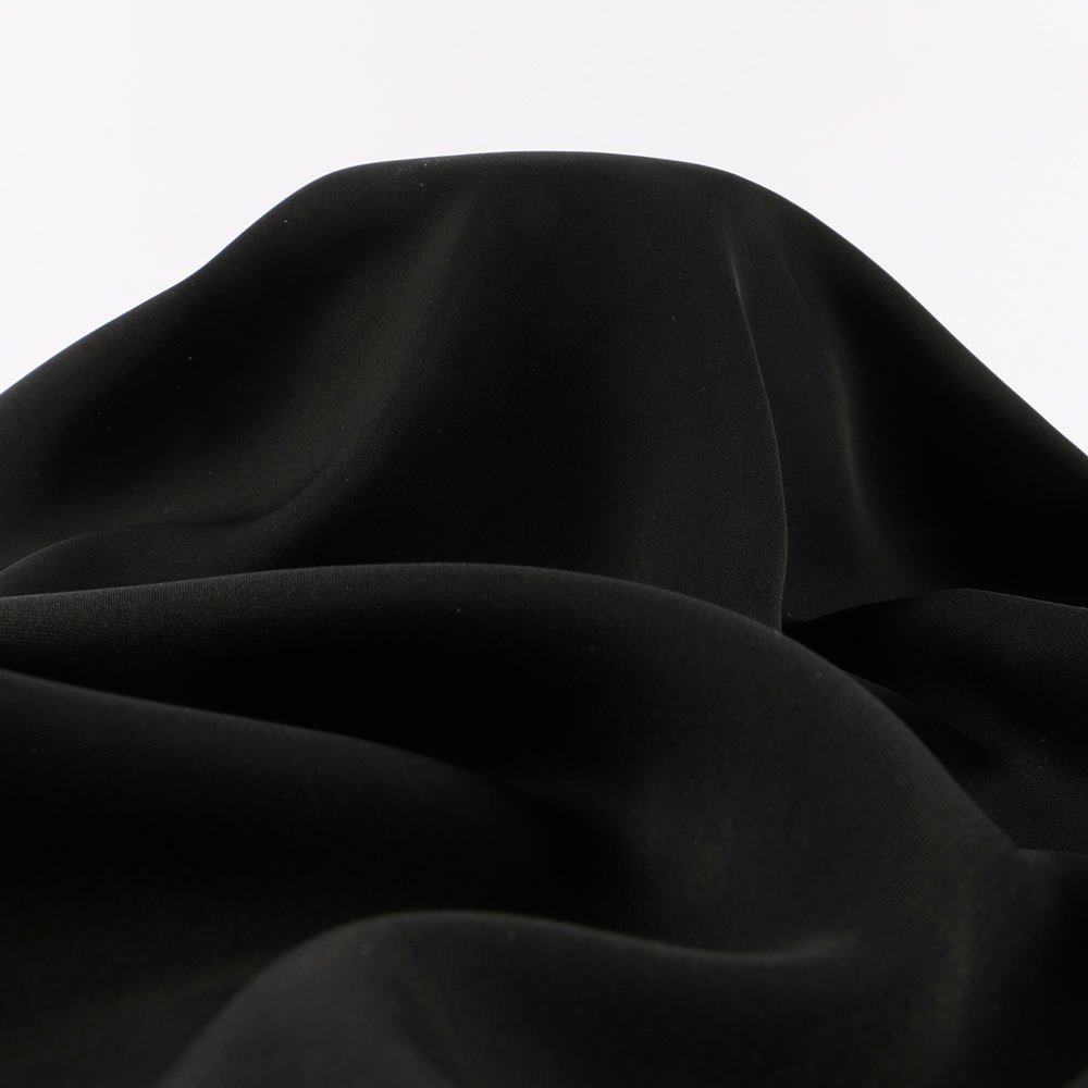 Wholesale 100% Polyester Arab Muslim Formal Korean Black Muslim Fabric for Nida Abaya Fabric