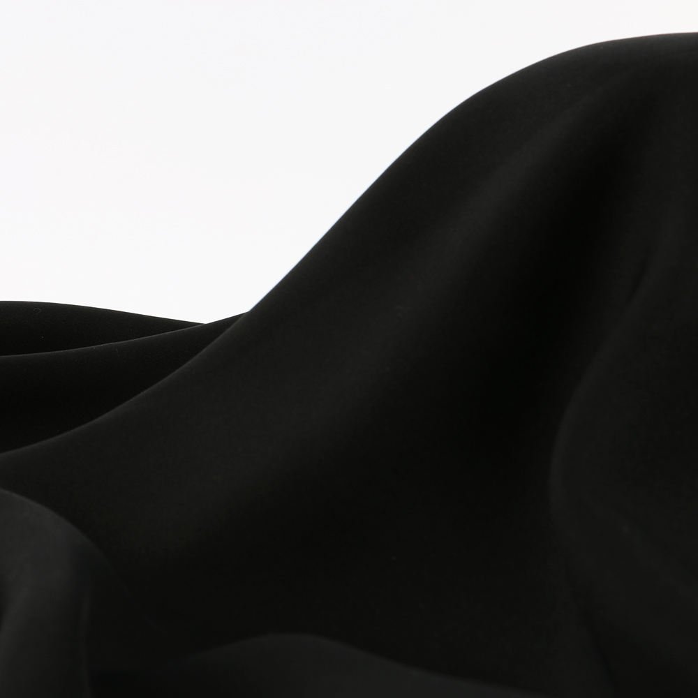 Wholesale 100% Polyester Arab Muslim Formal Korean Black Muslim Fabric for Nida Abaya Fabric