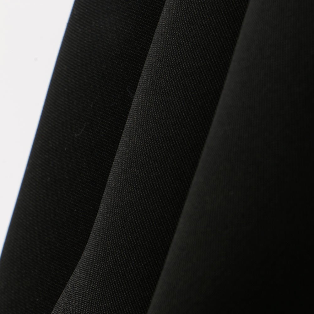 Wholesale 100% Polyester Arab Muslim Formal Korean Black Muslim Fabric for Nida Abaya Fabric