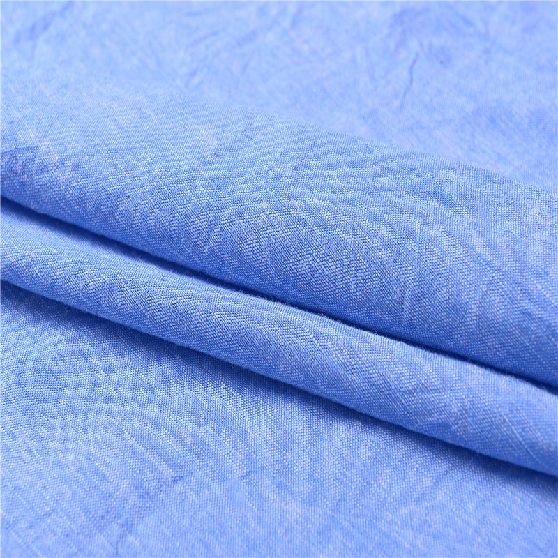 Ready Stock 17*21 yarn 100% French yarn dyed linen fabric technics woven linen material width 54"55" S172101 15 colors