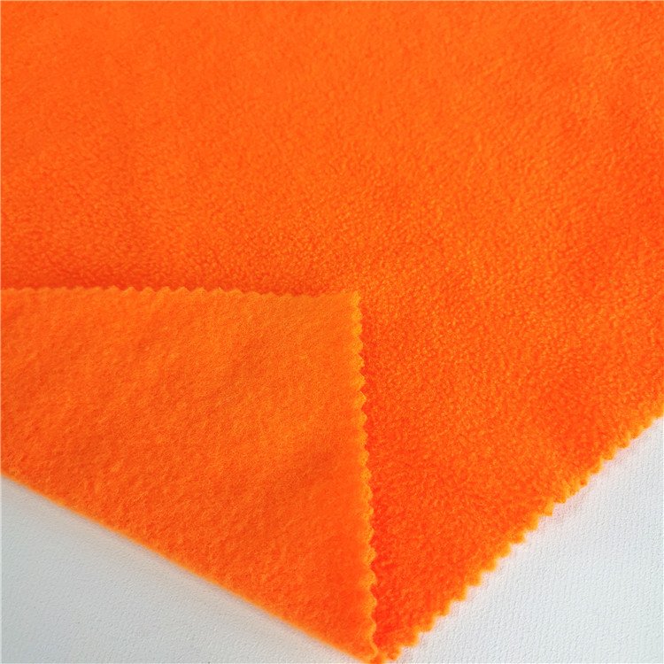 Customized high quality new fabric 2022 polyester polar fleece 200gsm black fabric for clothing blankets and throws