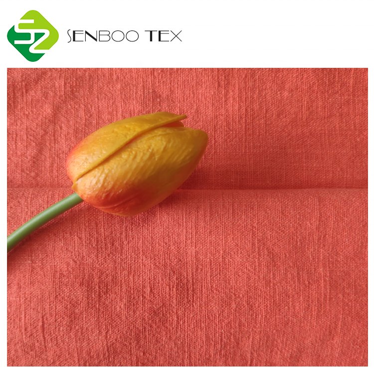 High quality 100% Linen Natural Woven Fabric for Table Cloth