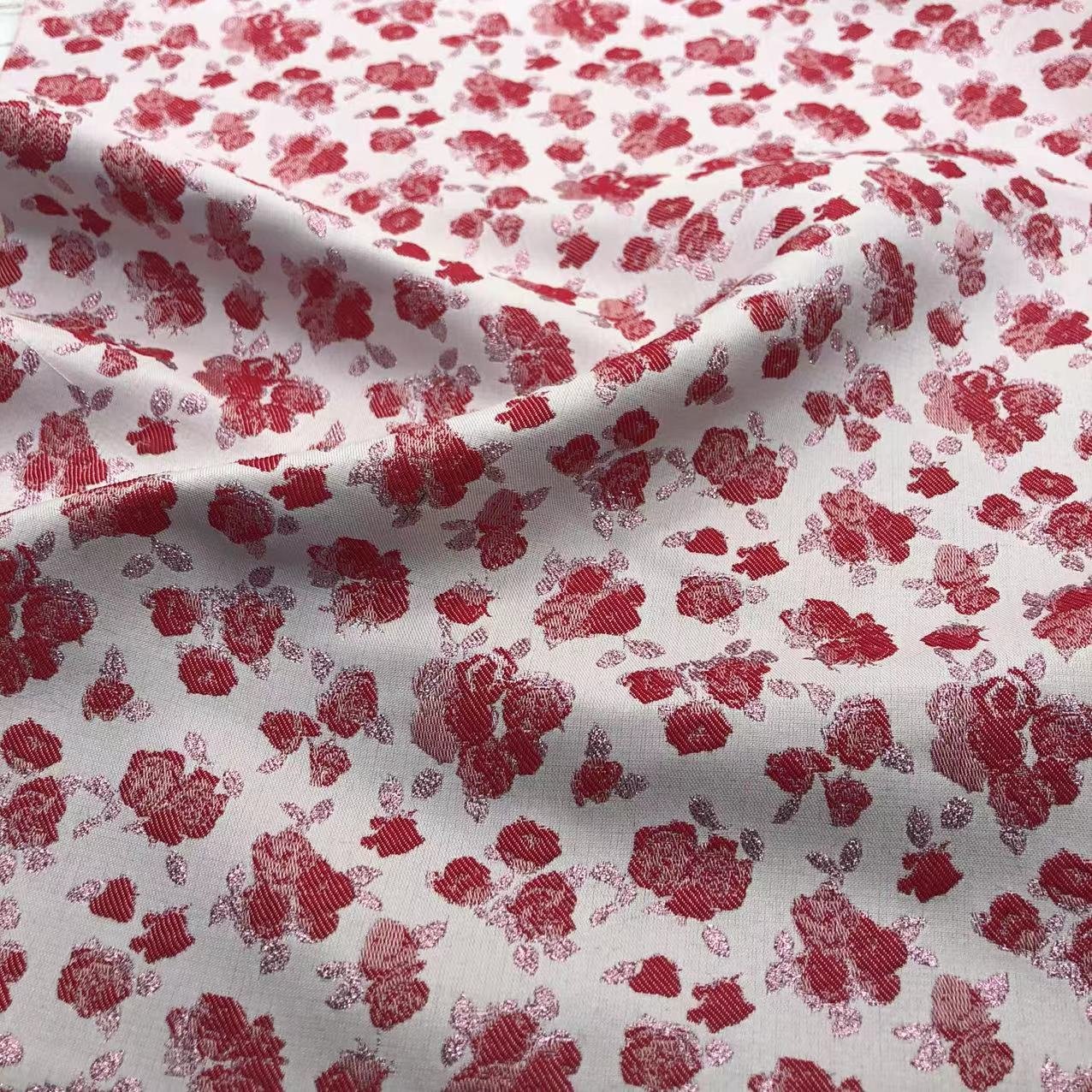 Top Quality Polyester Metallic Jacquard Brocade and beautiful Pattern jacquard brocade design dress making fabric