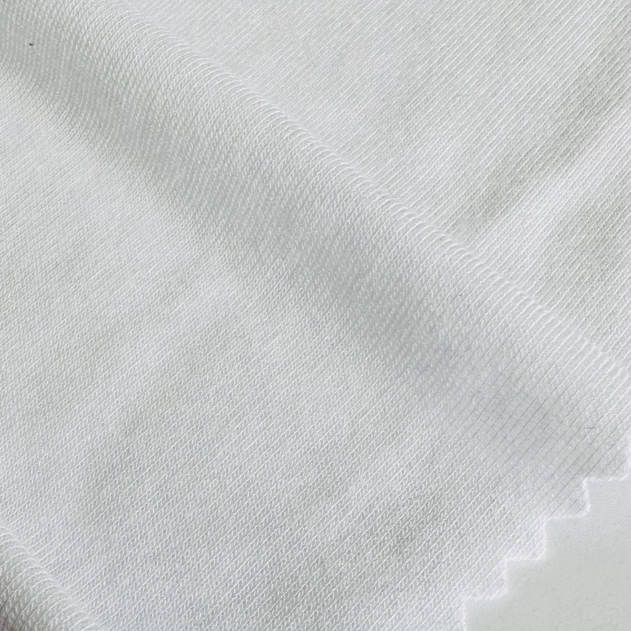 wholesale eco-friendly recycled white 170gsm polyester bamboo spandex knit single jersey fabric for T-shirt and pajamas